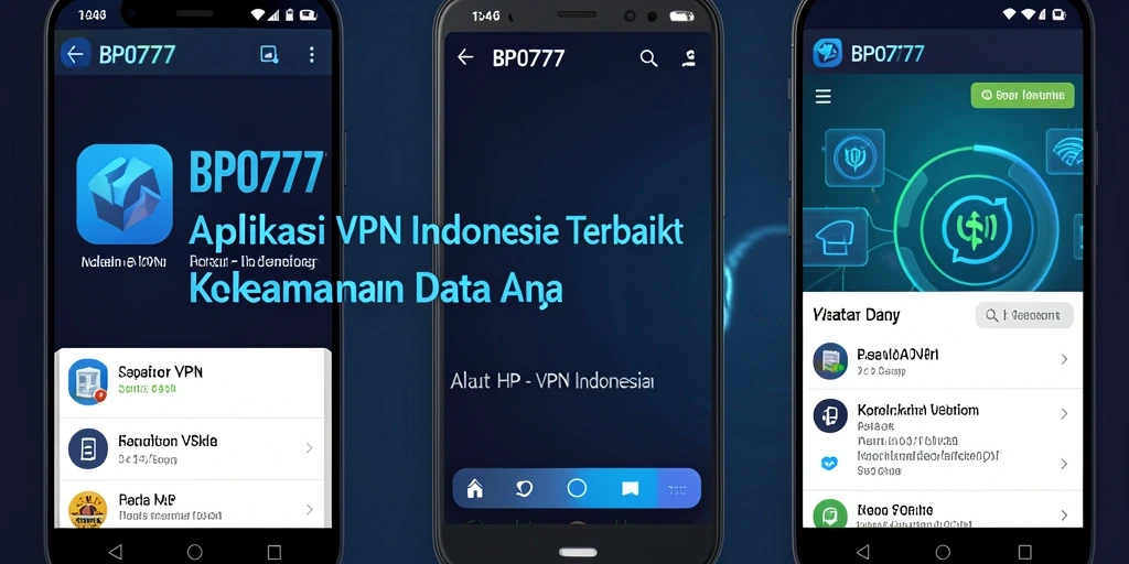 Tampilan antarmuka aplikasi BPO777 yang sederhana dan user-friendly.