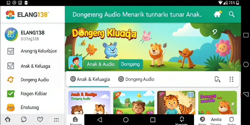 Tampilan antarmuka ELANG138 yang user-friendly untuk anak-anak.