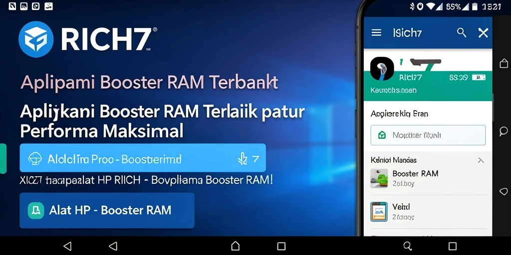 Antarmuka RICH7 yang ramah pengguna untuk peningkatan RAM.