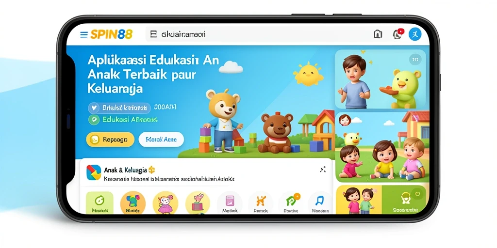 Antarmuka SPIN88 yang interaktif dan menarik untuk anak-anak.